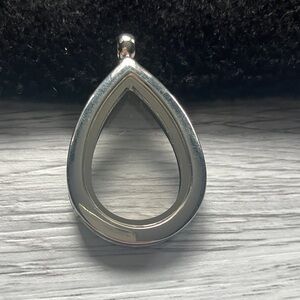 Silver Teardrop Locket